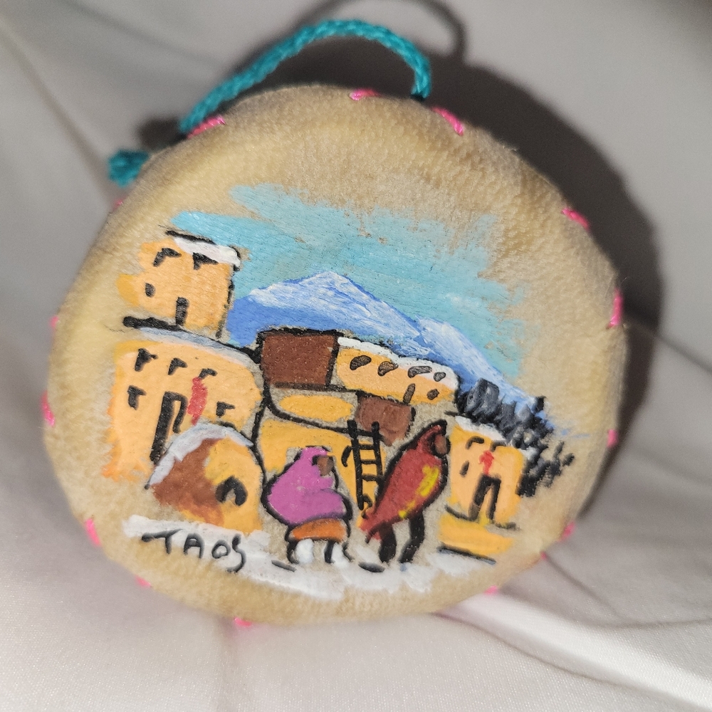 New Mexico drum Christmas ornament